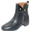 Women'S Pikolinos Ankle Boots | Pikolinos Women'S Malaga W6W-8526C1 In Black Calfskin Leather