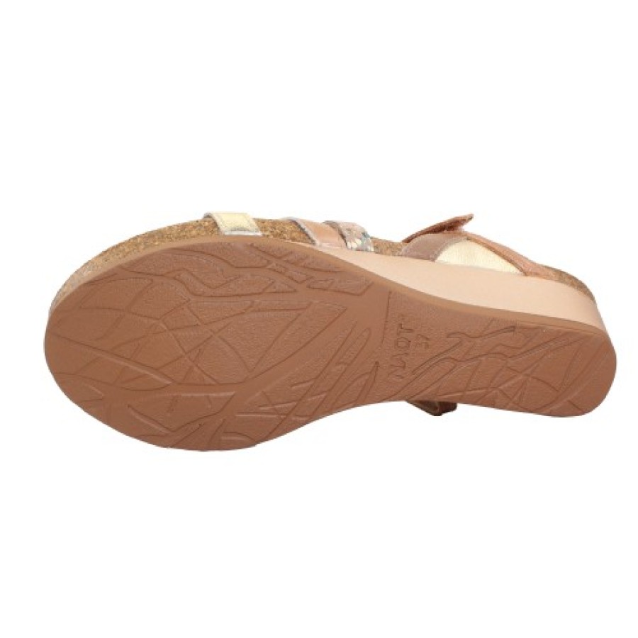 Women'S Naot Travel | Naot Women'S Hero In Radiant Gold/Arizona Tan/Golden Floral/Latte Brown Leather/Oily Brown Nubuck