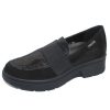 Women'S Mephisto Slip Ons | Mephisto Women'S Debby In Black Bucksoft/Scott 6900/14