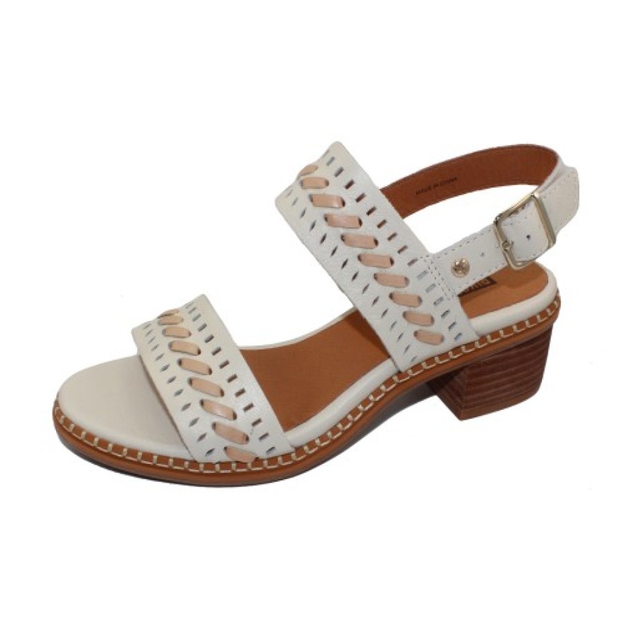 Women'S Pikolinos Back Straps | Pikolinos Women'S Blanes W3H-1822C1 In Nata Calfskin Leather