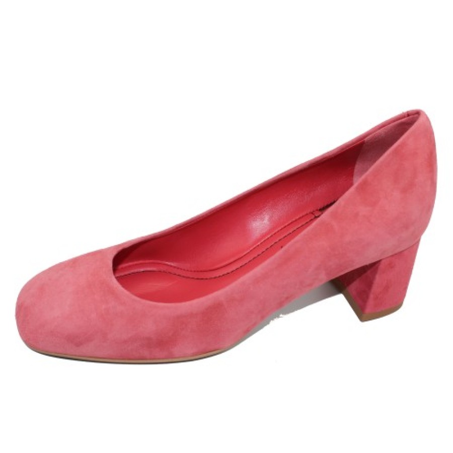 Women'S Pas De Rouge Pumps | Pas De Rouge Women'S Chantal 2150 In Salmon Suede