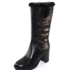 Women'S Valdini Mid Calf Boots | Valdini Women'S Jara Wp In Black Waterproof Calfskin Leather