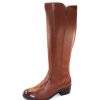 Women'S Salvia Boots & Booties | Salvia Women'S Gilly In Cuoio Pebble Nappa Leather