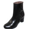 Women'S Wonders Zippers | Wonders Women'S I-6867 In Black Iseo Leather