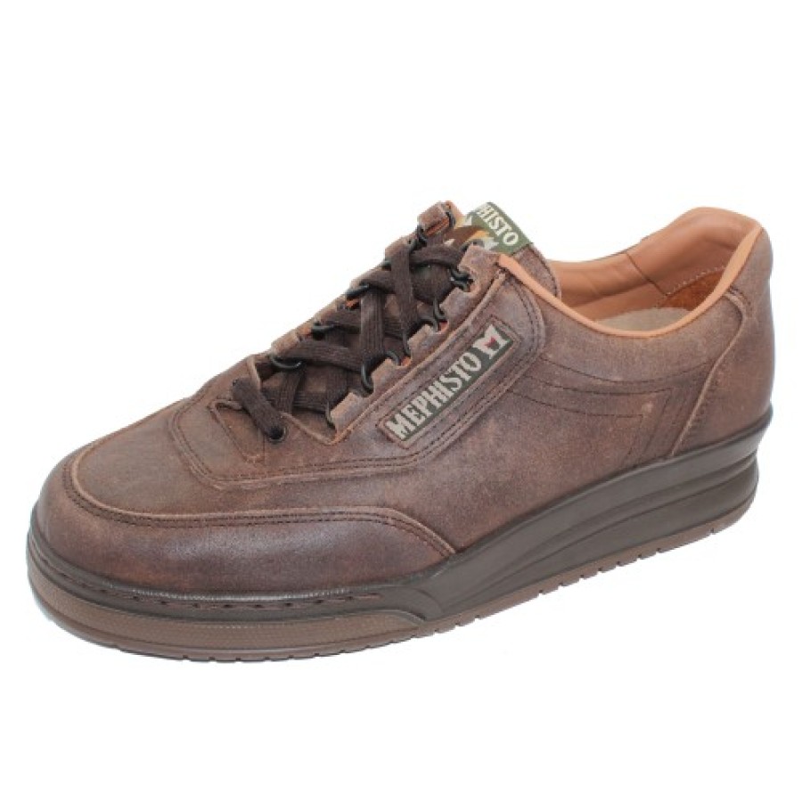 Men'S Mephisto Travel | Mephisto Men'S Match In Hazelnut Old Velours 11735