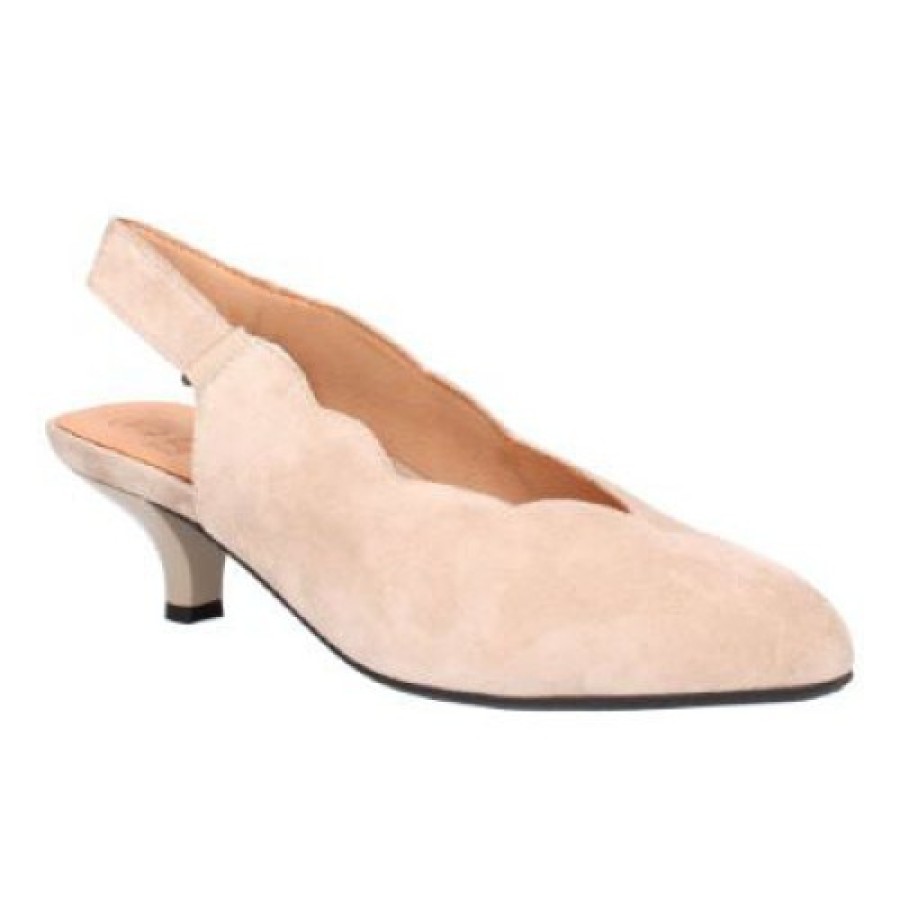 Women'S Lamour Des Pieds Heels | Lamour Des Pieds Women'S Hulda In Taupe Kid Suede