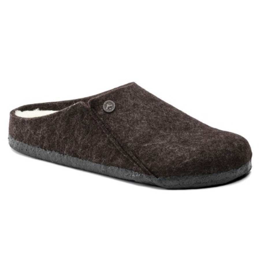 Women'S Birkenstock Outdoor | Birkenstock Women'S Zermatt Shearling In Mocha Wool/Natural Shearling