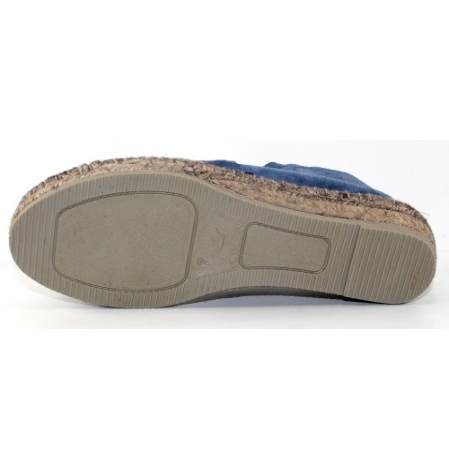 Women'S Andre Assous Flats | Andre Assous Women'S Caroline In Blue Suede