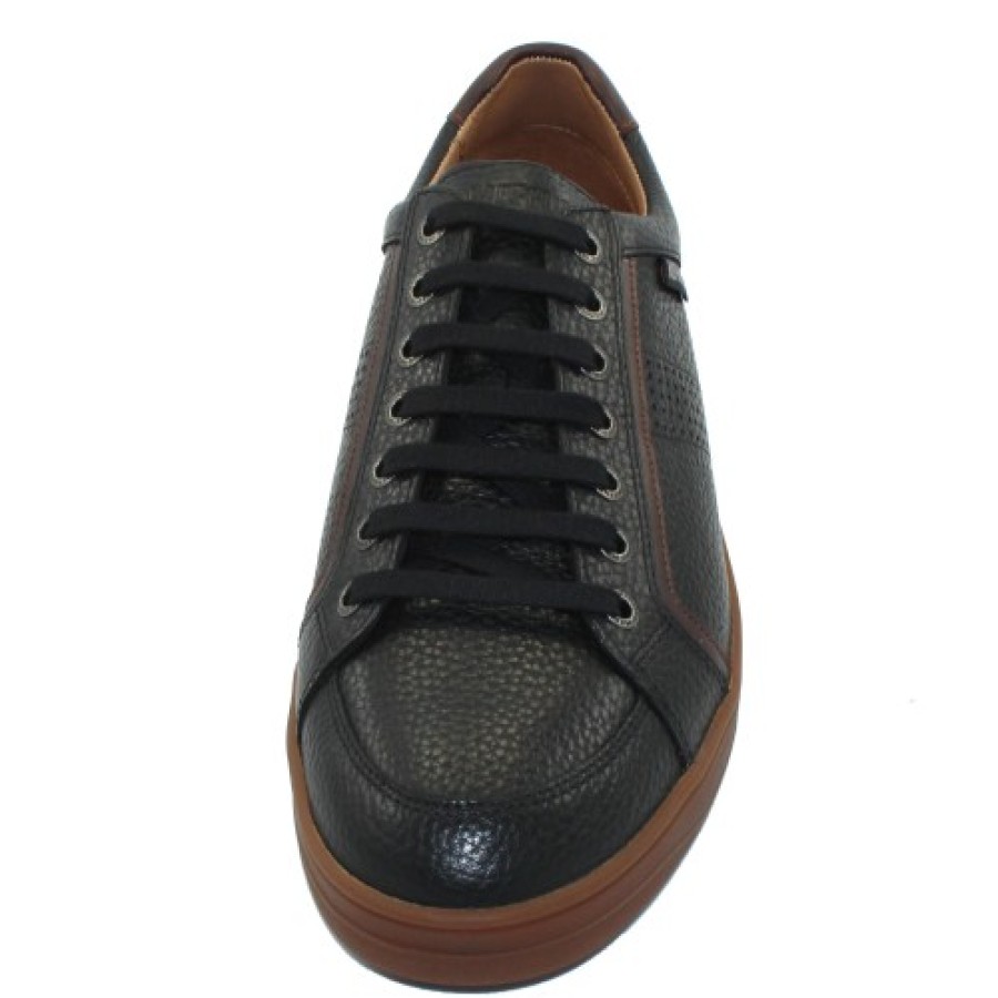 Men'S Mephisto Walking | Mephisto Men'S Harrison In Black Oregon Leather 1300/6158