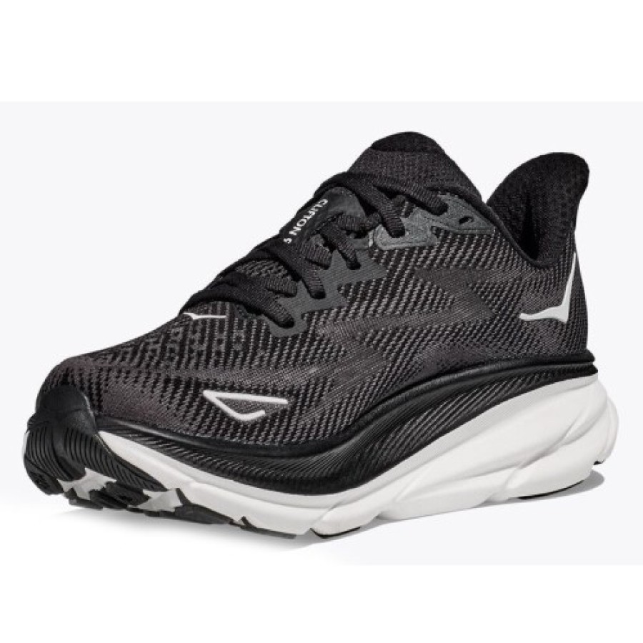 Men'S Hoka One One Travel | Hoka One One Men'S Clifton 9 In Black/White