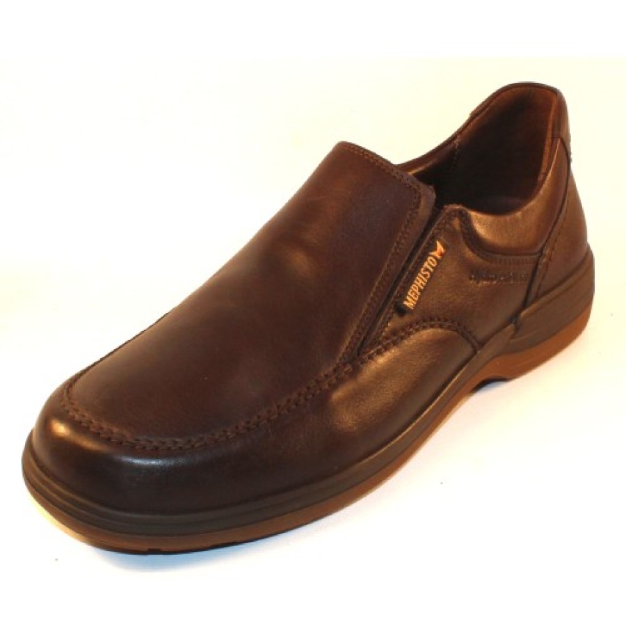 Men'S Mephisto Apron Toe | Mephisto Men'S Davy Hydro In Dark Brown Riko Smooth Leather 2151