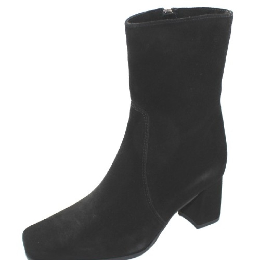 Women'S La Canadienne Warm Lining | La Canadienne Women'S Faye In Black Waterproof Suede