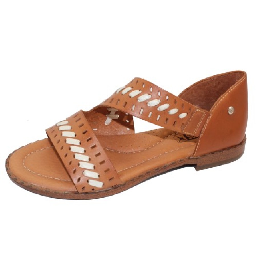 Women'S Pikolinos Heels | Pikolinos Women'S Algar W0X-0785C1 In Brandy Calfskin Leather