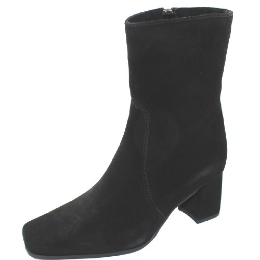 Women'S La Canadienne Boots & Booties | La Canadienne Women'S Faye In Black Waterproof Suede