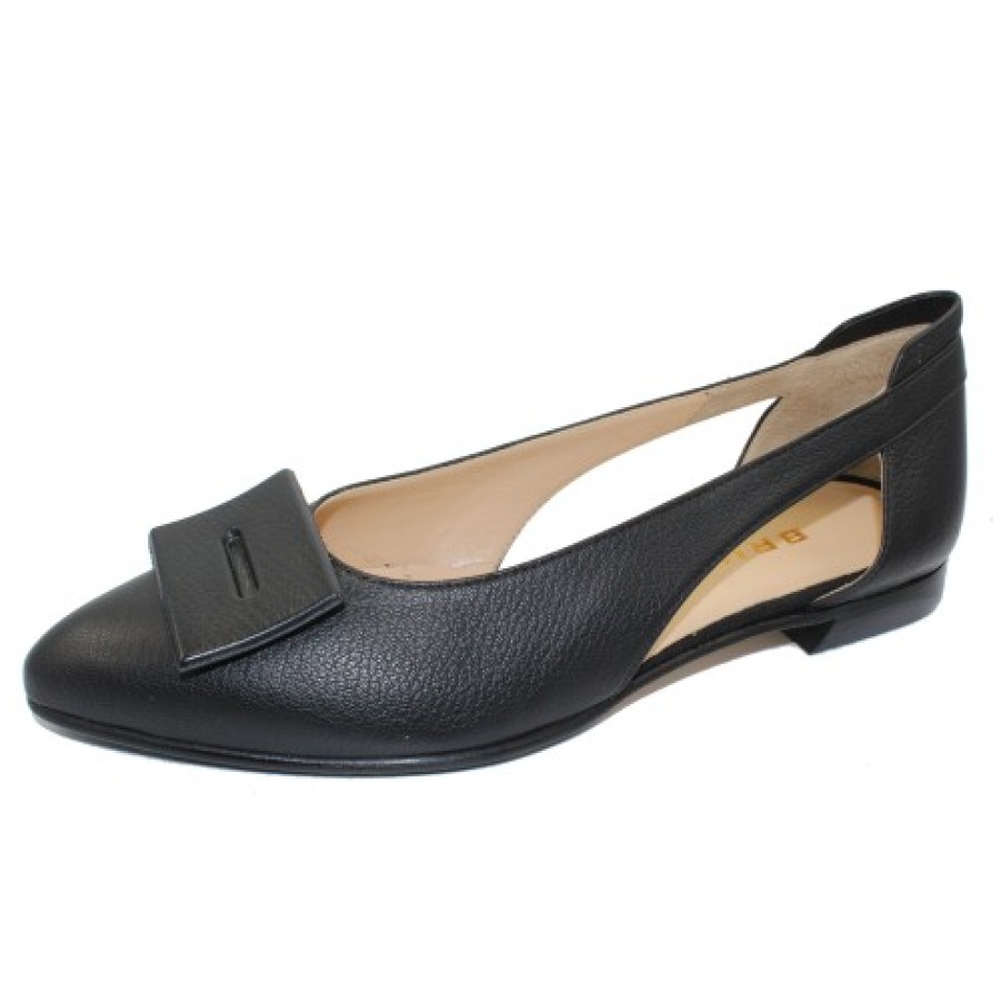 Women'S Brunate Heels | Brunate Women'S Maggia In Black Grain Leather