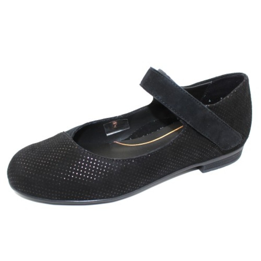 Women'S Ara Mary Jane & Instep Strap | Ara Women'S Sienna In Black Puntakid/Suede