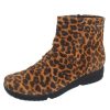 Women'S Mephisto Ankle Boots | Mephisto Women'S Rezia In Brown Leopard 24758