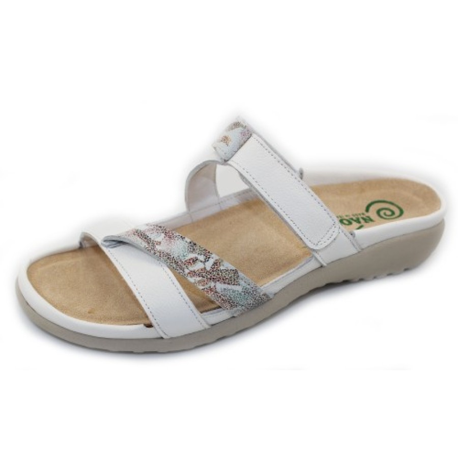 Women'S Naot Travel | Naot Women'S Tariana In Soft White Leather/Floral Leather