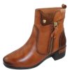 Women'S Pikolinos Ankle Boots | Pikolinos Women'S Malaga W6W-8526C1 In Brandy Calfskin Leather