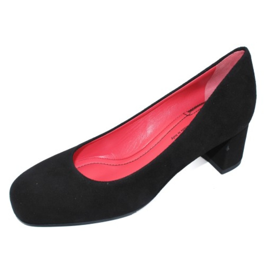 Women'S Pas De Rouge Pumps | Pas De Rouge Women'S Chantal 2150 In Black Suede