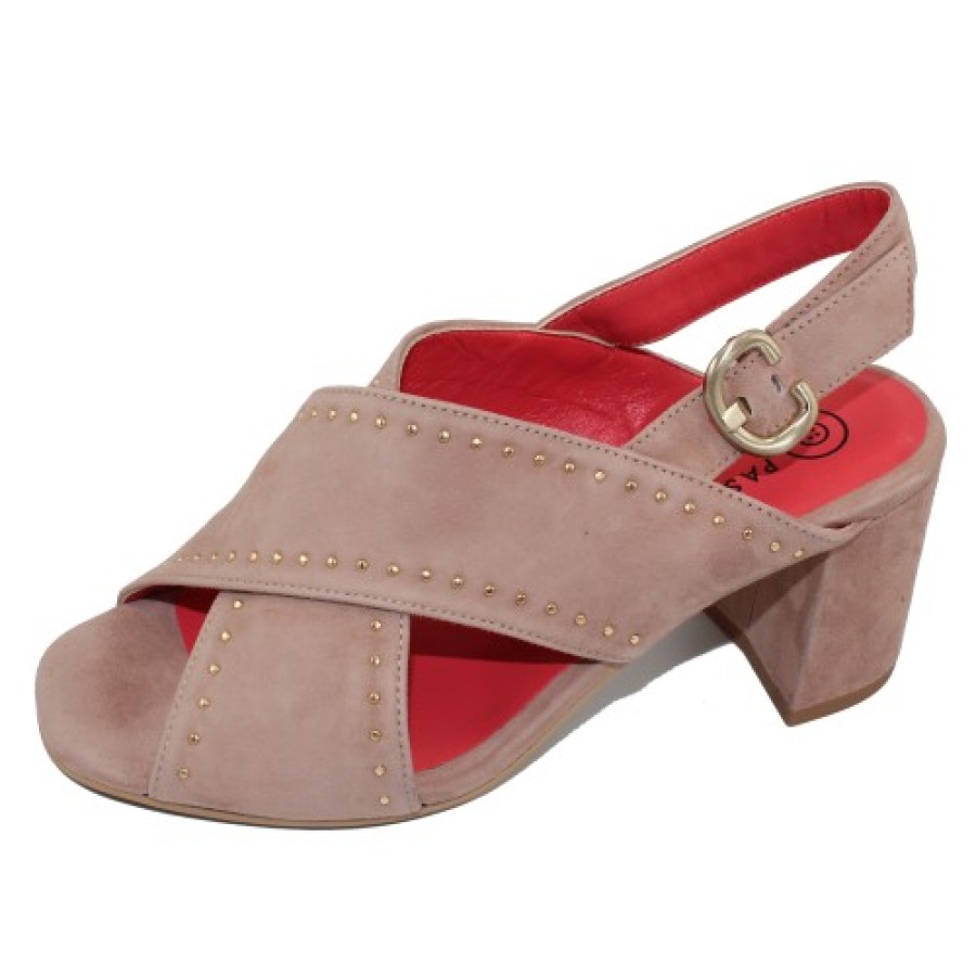 Women'S Pas De Rouge Slingbacks & Backstraps | Pas De Rouge Women'S Fleur 2330 In Onice Suede