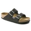 Women'S Birkenstock Footbed | Birkenstock Women'S Arizona Soft Footbed In Velvet Gray Suede