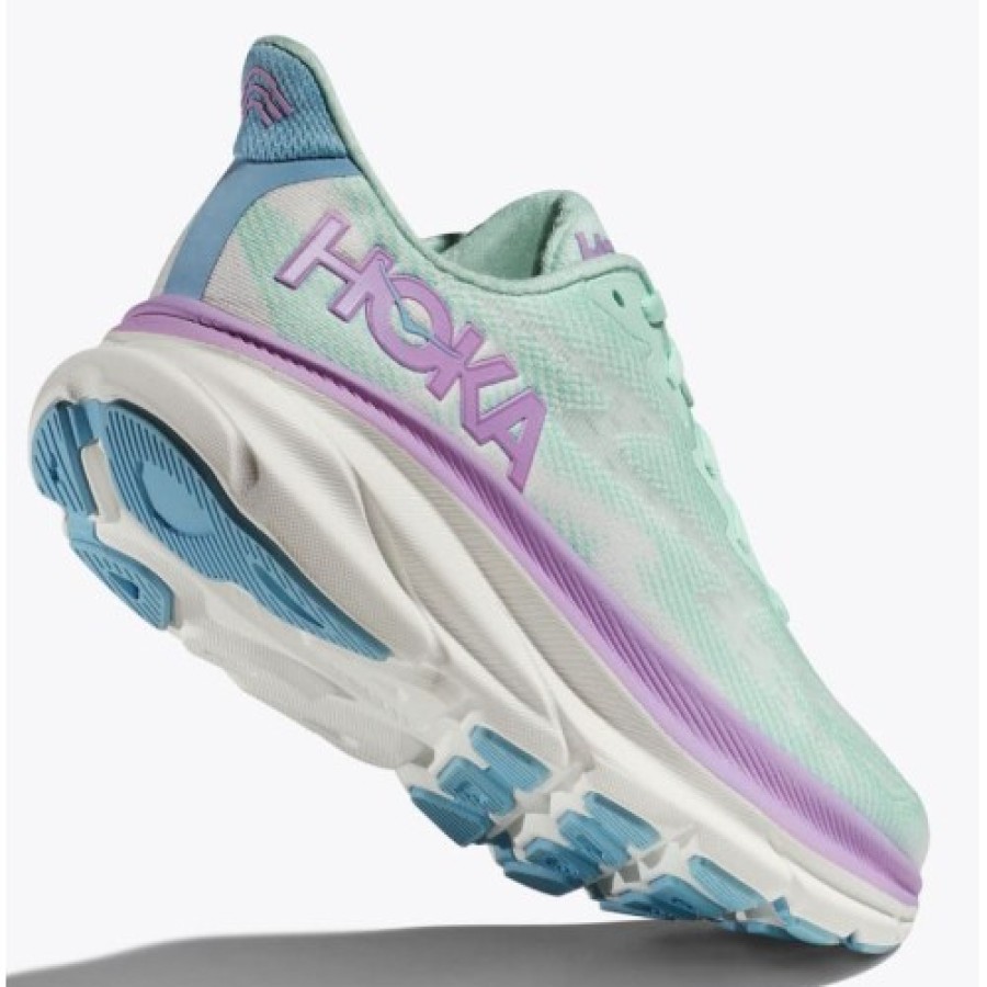 Women'S Hoka One One Walking | Hoka One One Women'S Clifton 9 In Sunlit Ocean/Lilac Mist