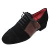 Women'S Pas De Rouge Flats | Pas De Rouge Women'S Daria 2479 In Black/Bronze Suede