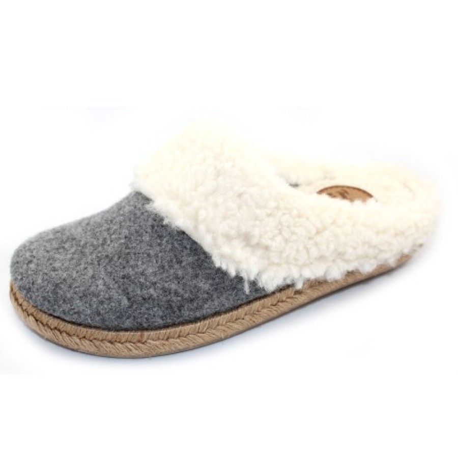 Women'S Toni Pons Warm Lining | Toni Pons Women'S Miri-Bf In Grey Fabric/Beige Faux Fur