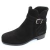 Women'S La Canadienne Boots & Booties | La Canadienne Women'S Suri In Black Waterproof Suede