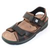 Men'S Mephisto Back Straps | Mephisto Men'S Shark In Dark Brown/Black Waxy Leather