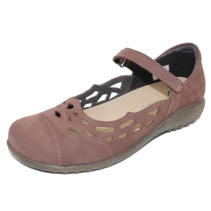 Women'S Naot Mary Jane & Instep Strap | Naot Women'S Agathis In Coffee Bean Nubuck