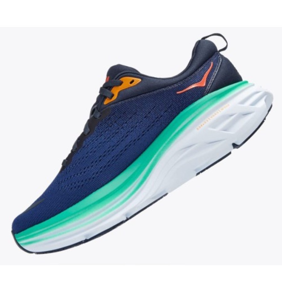 Women'S Hoka One One Women'S New Arrivals | Hoka One One Women'S Bondi 8 In Outer Space/Bellwether Blue