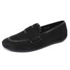 Women'S Arche Driving Mocs | Arche Women'S Fannhy In Noir Nubuck/Lakli