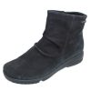 Women'S Mephisto Boots & Booties | Mephisto Women'S Rezia In Black Bucksoft 6900