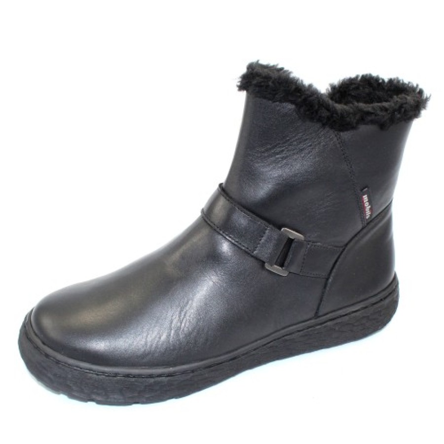 Women'S Mephisto Zippers | Mephisto Women'S Liloue Mobils In Black Softy Leather 1200