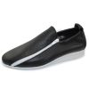 Women'S Arche Loafers | Arche Women'S Nashaa In Noir/Blanc Vachette Fast Leather