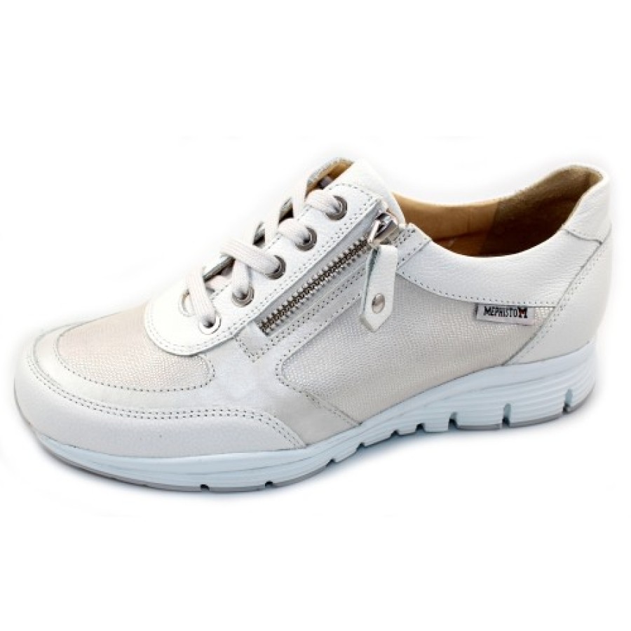 Women'S Mephisto Fashion | Mephisto Women'S Ylona In White Empire 9230/30/80