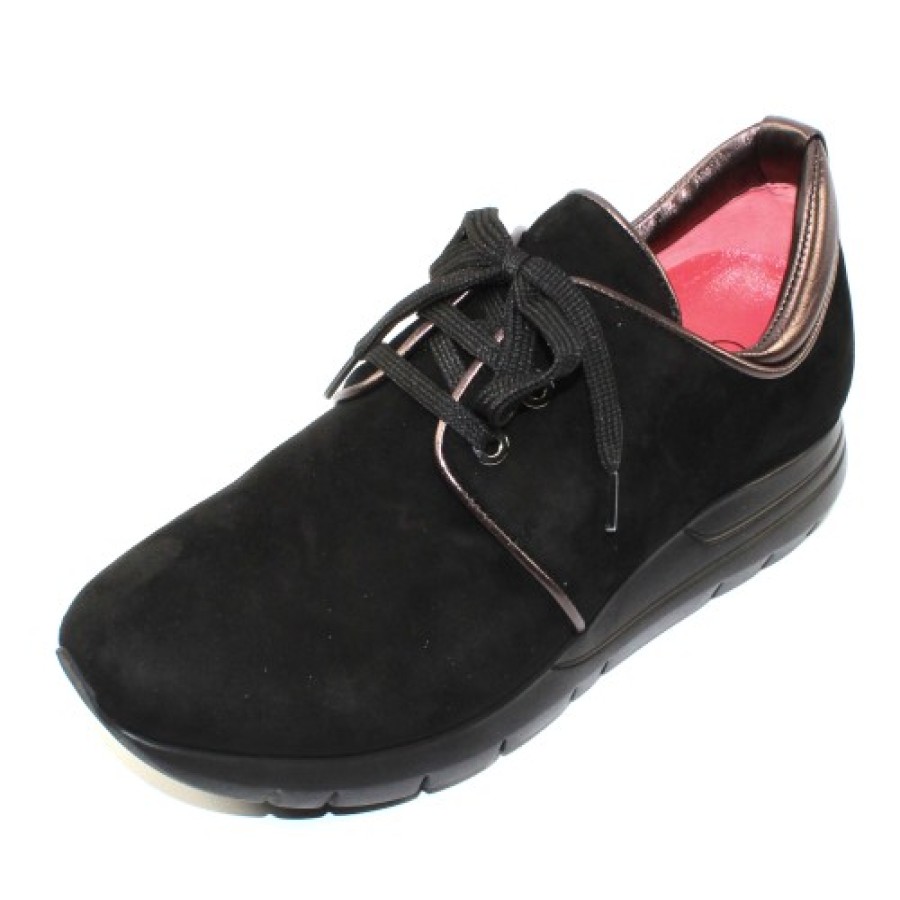 Women'S Pas De Rouge Travel | Pas De Rouge Women'S Dixie 2061C In Black Suede