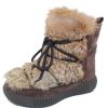 Women'S Pajar Ankle Boots | Pajar Women'S Anet Zip In Brown Suede/Fur