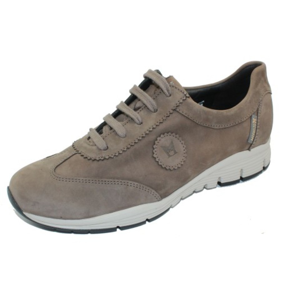 Women'S Mephisto Lace Up | Mephisto Women'S Yael In Walnut Bucksoft 690H