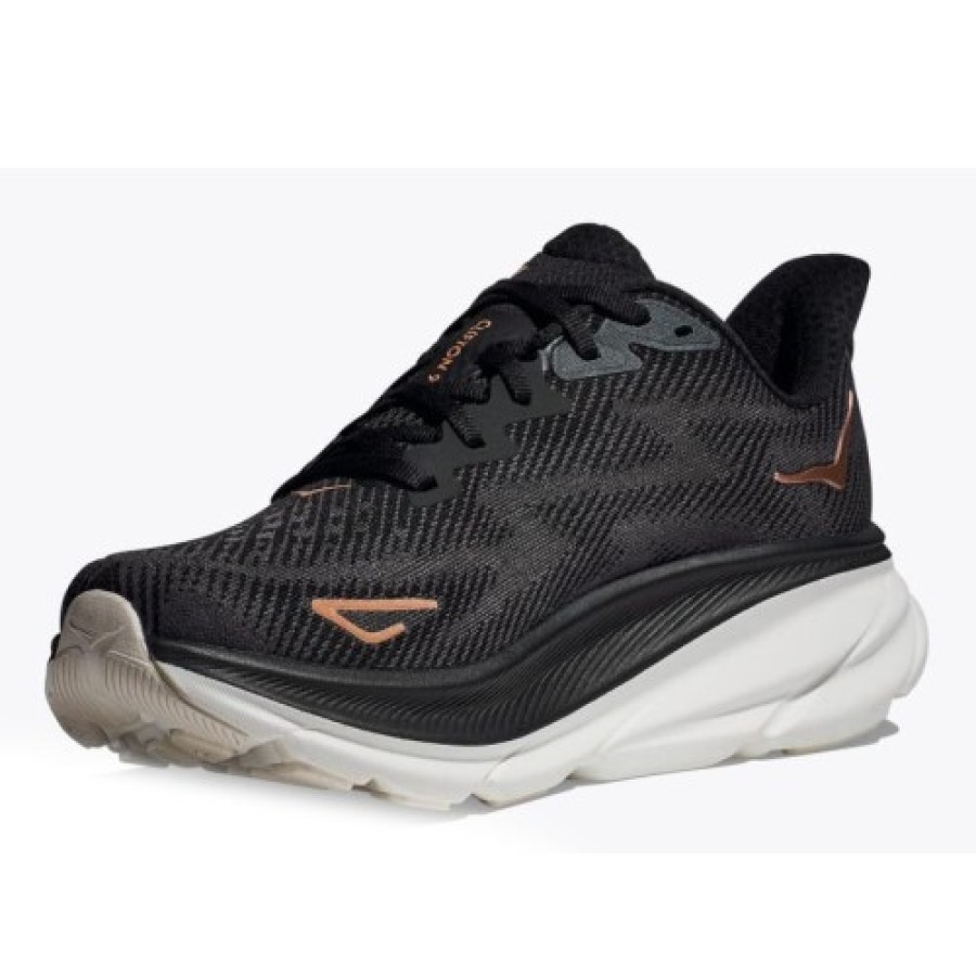 Women'S Hoka One One Women'S New Arrivals | Hoka One One Women'S Clifton 9 In Black/Rose Gold