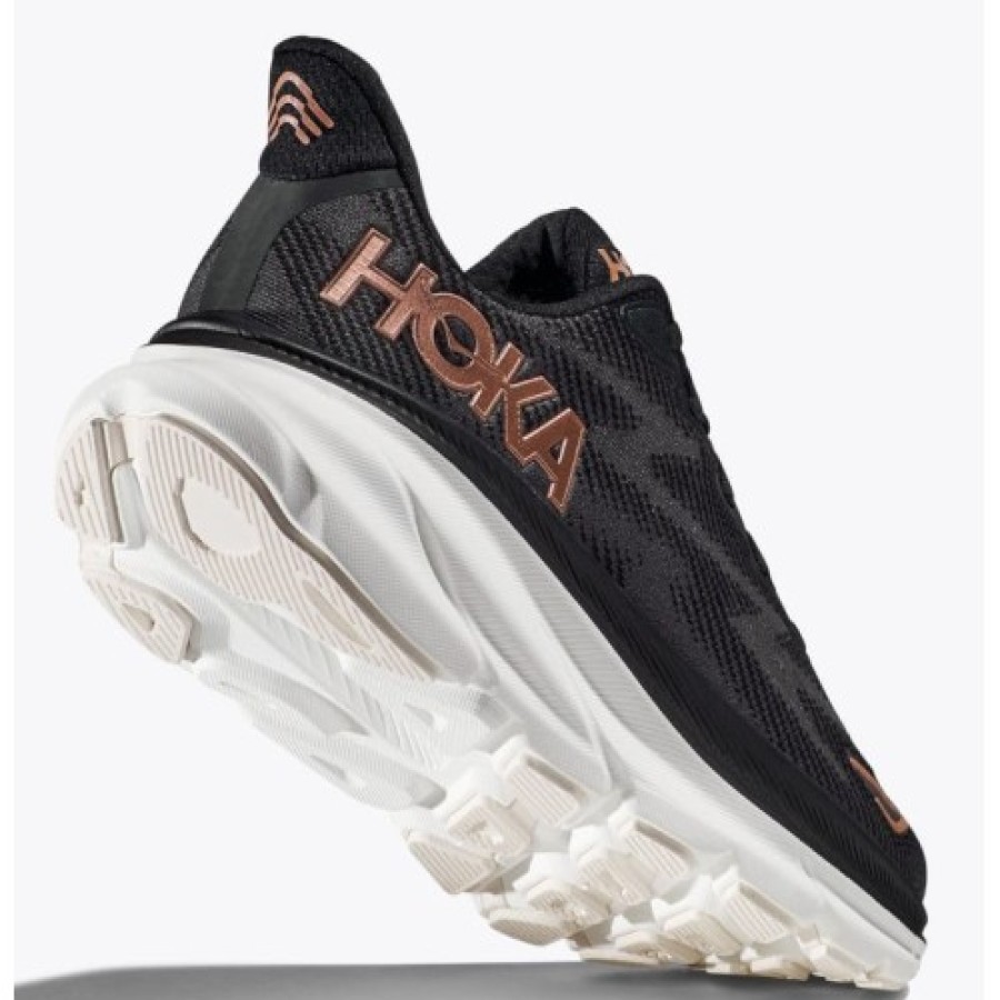 Women'S Hoka One One Women'S New Arrivals | Hoka One One Women'S Clifton 9 In Black/Rose Gold