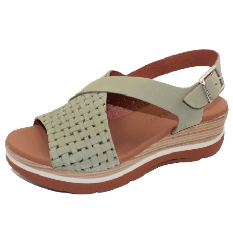 Women'S Paula Urban Wedges | Paula Urban Women'S 2-463 In Aqua Nubuck