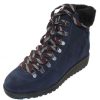 Women'S Valdini Zippers | Valdini Women'S Sake Wp In Navy Waterproof Suede