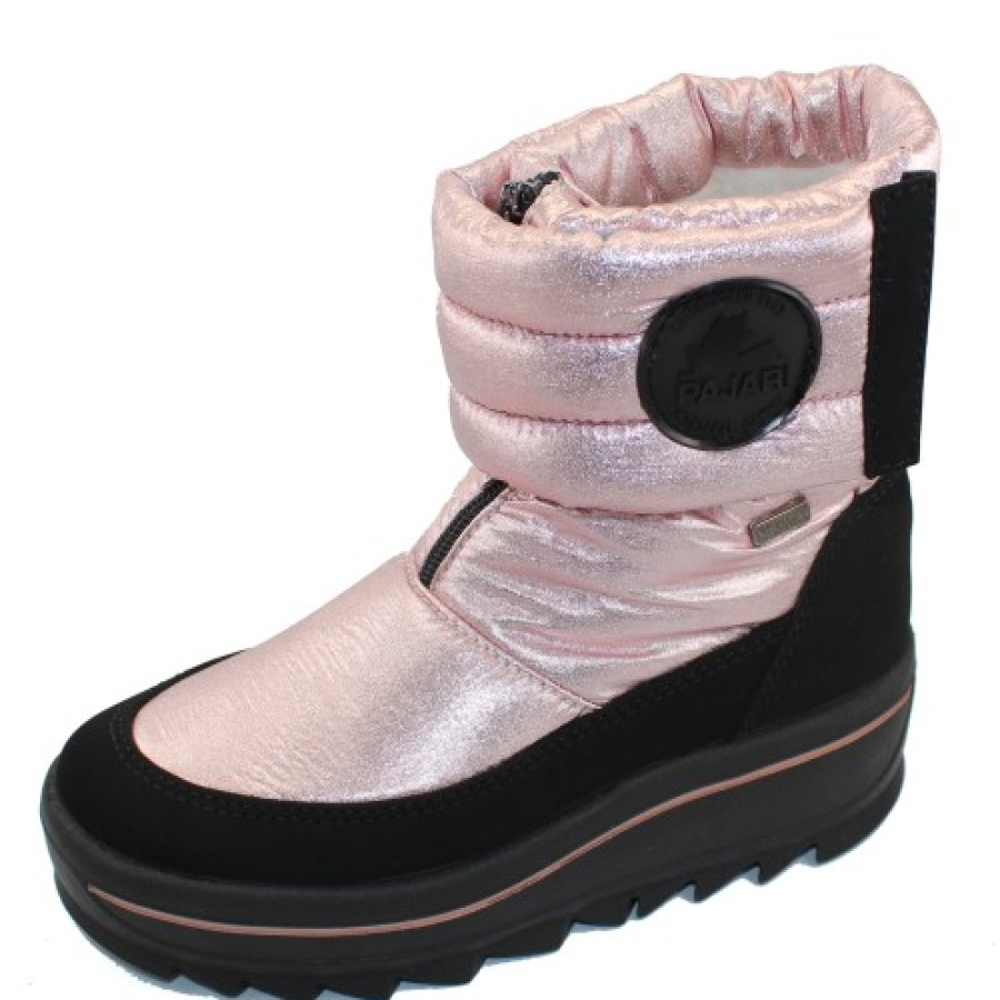 Women'S Pajar Boots & Booties | Pajar Women'S Tarina In Pink Gold Stellare Flash