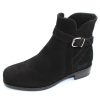 Women'S La Canadienne Heels | La Canadienne Women'S Suri In Black Waterproof Suede