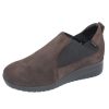 Women'S Mephisto Slip Ons | Mephisto Women'S Ibelina In Dark Brown Velcalf Premium 12251N