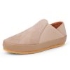 Women'S Yes Brand Shoes Loafers | Yes Brand Shoes Women'S Caitlyn In Taupe Water Resistant Suede