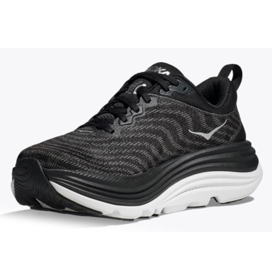 Women'S Hoka One One Lace Up | Hoka One One Women'S Gaviota 5 In Black/White